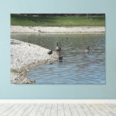 イリノイ州在住 キャンバスプリント (インサイチュ (ウッドフロア))