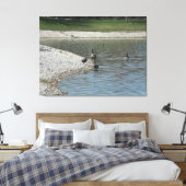 イリノイ州在住 キャンバスプリント (インサイチュ (寝室))