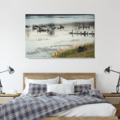 イリノイ州在住 キャンバスプリント (インサイチュ (寝室))