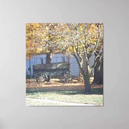 イリノイ州在住 キャンバスプリント (正面)