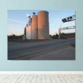 イリノイ州在住 キャンバスプリント (インサイチュ (ウッドフロア))