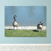 イリノイ州在住 キャンバスプリント (インサイチュ (ウッドフロア))