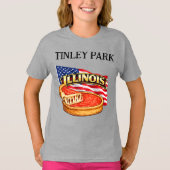 イリノイ州女子Tシャツ Tシャツ (正面)