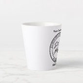 イリノイ州政治家刑務所 カフェラテマグ (正面)