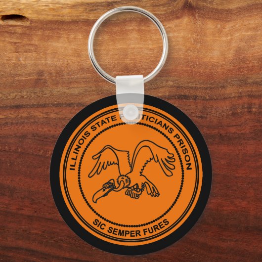 イリノイ州政治家刑務所 キーホルダー (正面)