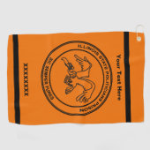 イリノイ州政治家刑務所 ゴルフタオル (横)