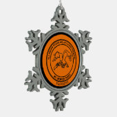 イリノイ州政治家刑務所 スノーフレークピューターオーナメント (左)