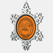 イリノイ州政治家刑務所 スノーフレークピューターオーナメント (右)