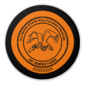 イリノイ州政治家刑務所 セラミックノブ (正面)