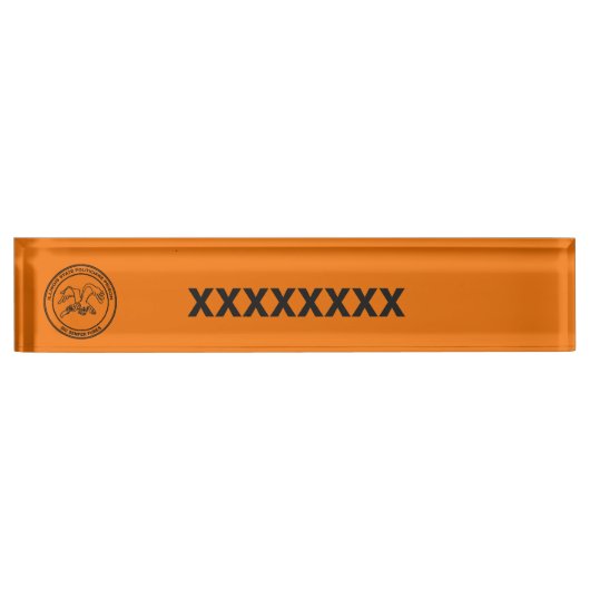 イリノイ州政治家刑務所 デスクネームプレート (正面)