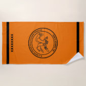 イリノイ州政治家刑務所 ビーチタオル (正面)