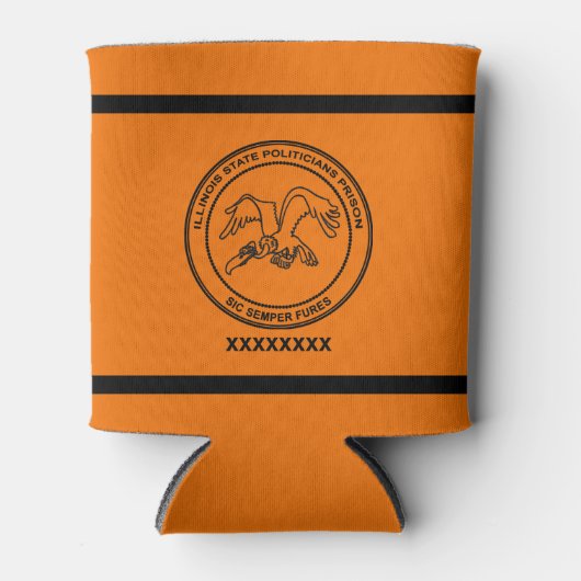 イリノイ州政治家刑務所 缶クーラー (正面)