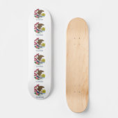 イリノイ州旗のあるスケートボード スケートボード (正面)