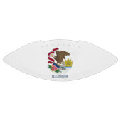 イリノイ州旗を持つ愛国的なアメリカンフットボール アメリカンフットボール (パネル)