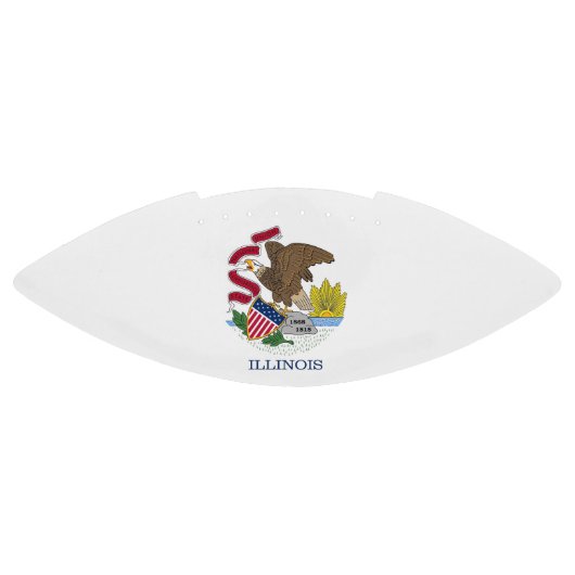 イリノイ州旗を持つ愛国的なアメリカンフットボール アメリカンフットボール (パネル)