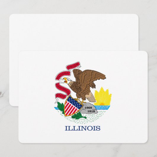 イリノイ州旗デザイン (正面/裏面)