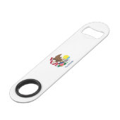 イリノイ州旗デザイン スピード栓抜き (正面アングル)