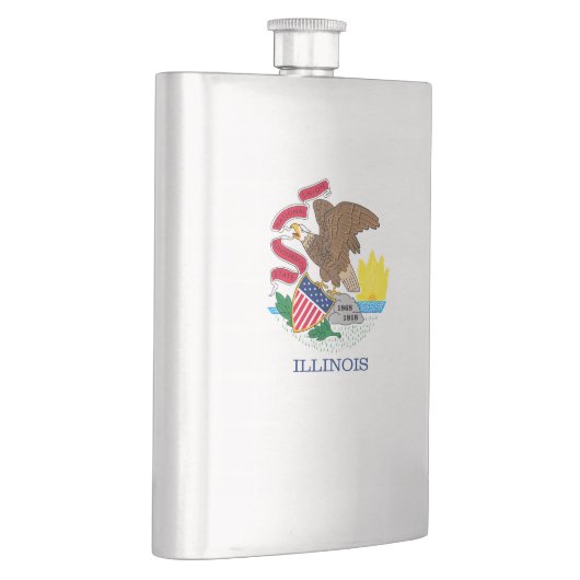 イリノイ州旗デザイン フラスク (右)