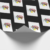 イリノイ州旗デザイン ラッピングペーパー (角)