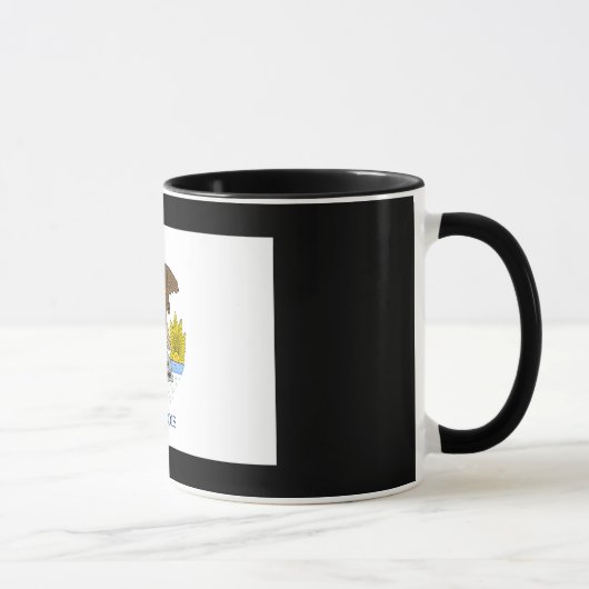 イリノイ州旗マグカップ マグカップ (右)