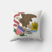 イリノイ州旗 クッション (裏面)