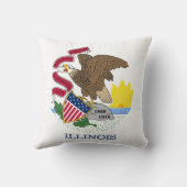 イリノイ州旗 クッション (裏面)