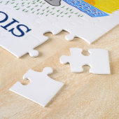 イリノイ州旗 ジグソーパズル (側面)