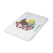 イリノイ州旗 バスマット (アングル)