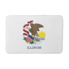 イリノイ州旗 バスマット