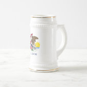 イリノイ州旗 ビールジョッキ (正面右)