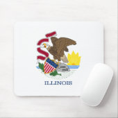 イリノイ州旗 マウスパッド (マウス)