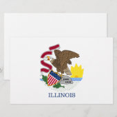 イリノイ州旗 便箋 (正面/裏面)