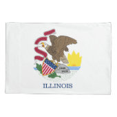 イリノイ州旗 枕カバー (裏面)