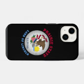 イリノイ州旗 iPhoneケース (裏面横)