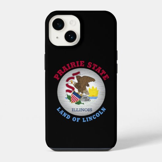イリノイ州旗 iPhoneケース (裏面)
