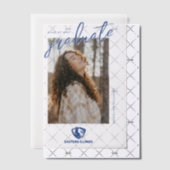 イリノイ州東部のPanthersヘッドとWordmarkロゴ ベラム紙招待状 (オフセット (招待状))