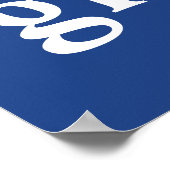 イリノイ州東部のPanthersヘッドとWordmarkロゴ ポスター (角)