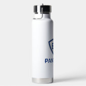 イリノイ州東部のPanthers Shield & Wordmarkロゴ ウォーターボトル (右面)