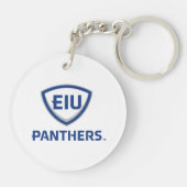 イリノイ州東部のPanthers Shield & Wordmarkロゴ キーホルダー (裏面)