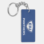 イリノイ州東部のPanthers Shield & Wordmarkロゴ キーホルダー (正面左)