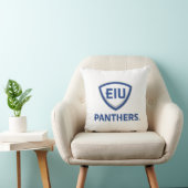 イリノイ州東部のPanthers Shield & Wordmarkロゴ クッション (椅子)