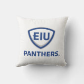 イリノイ州東部のPanthers Shield & Wordmarkロゴ クッション (裏面)