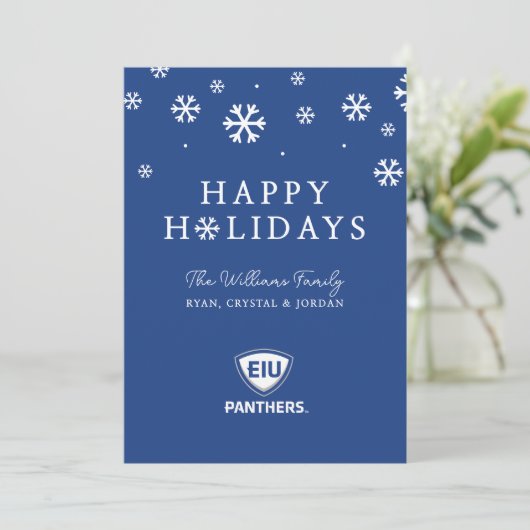 イリノイ州東部のPanthers Shield & Wordmarkロゴ シーズンカード (スタンド正面)