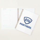 イリノイ州東部のPanthers Shield & Wordmarkロゴ プランナー手帳 (ディスプレー)