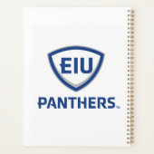 イリノイ州東部のPanthers Shield & Wordmarkロゴ プランナー手帳 (裏面)