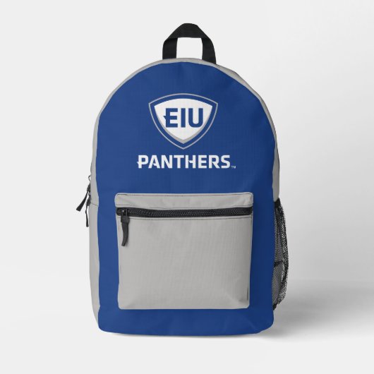 イリノイ州東部のPanthers Shield & Wordmarkロゴ プリントバックパック (正面)