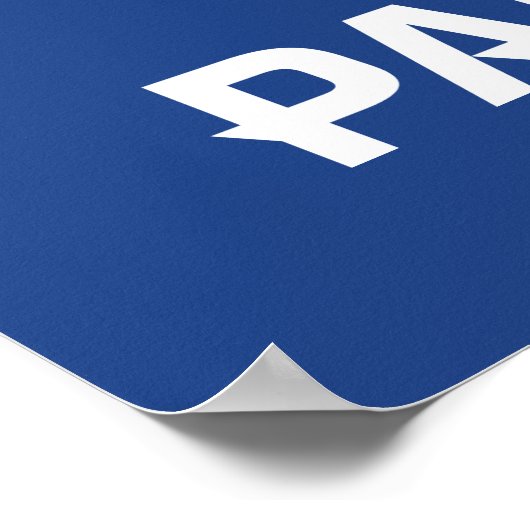 イリノイ州東部のPanthers Shield & Wordmarkロゴ ポスター (角)