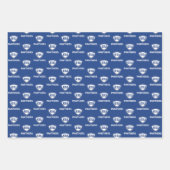 イリノイ州東部のPanthers Shield & Wordmarkロゴ ラッピングペーパーシート (正面)