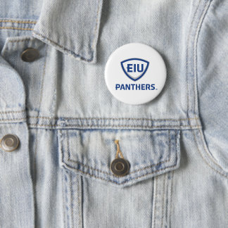 イリノイ州東部のPanthers Shield & Wordmarkロゴ 缶バッジ