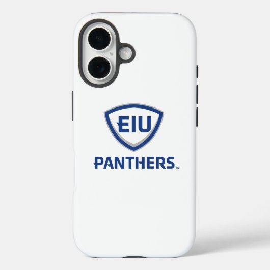 イリノイ州東部のPanthers Shield & Wordmarkロゴ Case-Mate iPhoneケース (裏面)